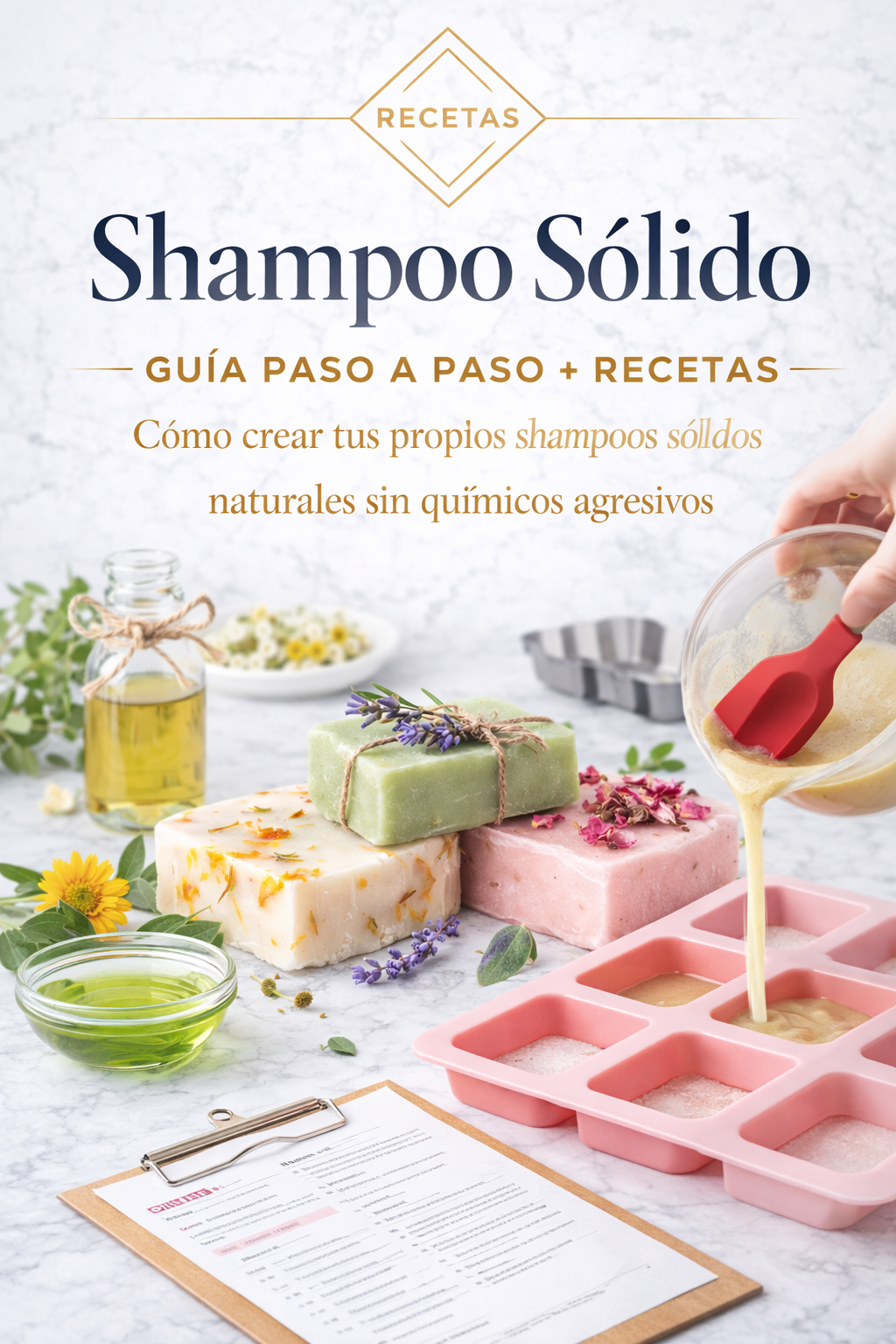Shampoo Solido. Comienza a elaborarlos y descubri el cambio en tu cabello o emprende con ellos.